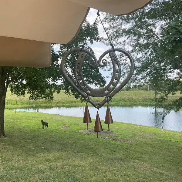 100% Handmade | The Horseshoe Heart Wind Chime ❤ (Handmade by Jordan Maynard®)