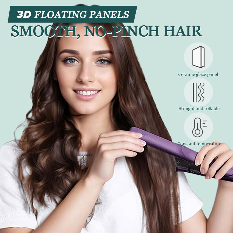 💖 Mini 2-in-1 Hair Straightener & Curler | Style Anytime, Shine Everywhere 💖