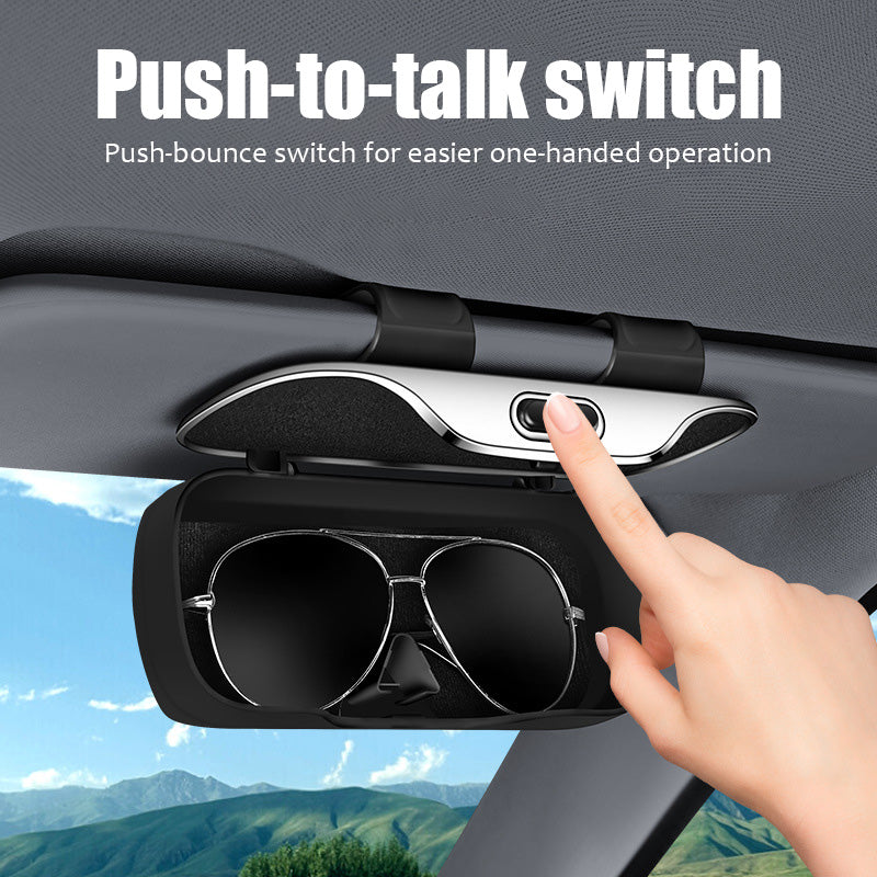 😎Multifunctional sunglasses case for car