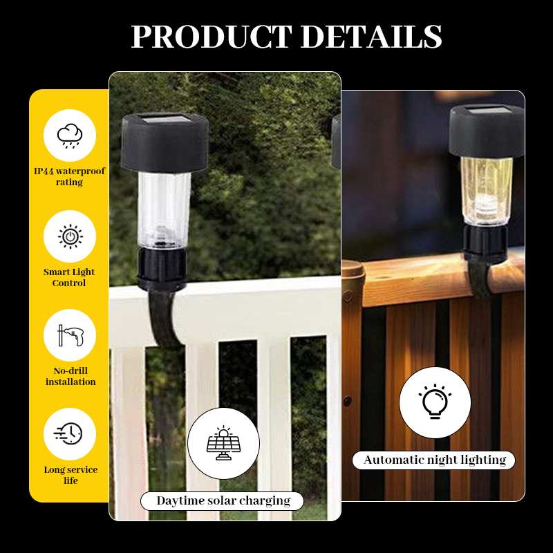 6 Pcs Pool Solar Lights for Framed Above Ground Pools Waterproof Solar Light Outdoor Swimming Pool Fence Decorations Pool Accessories Colorful Light Night Lights