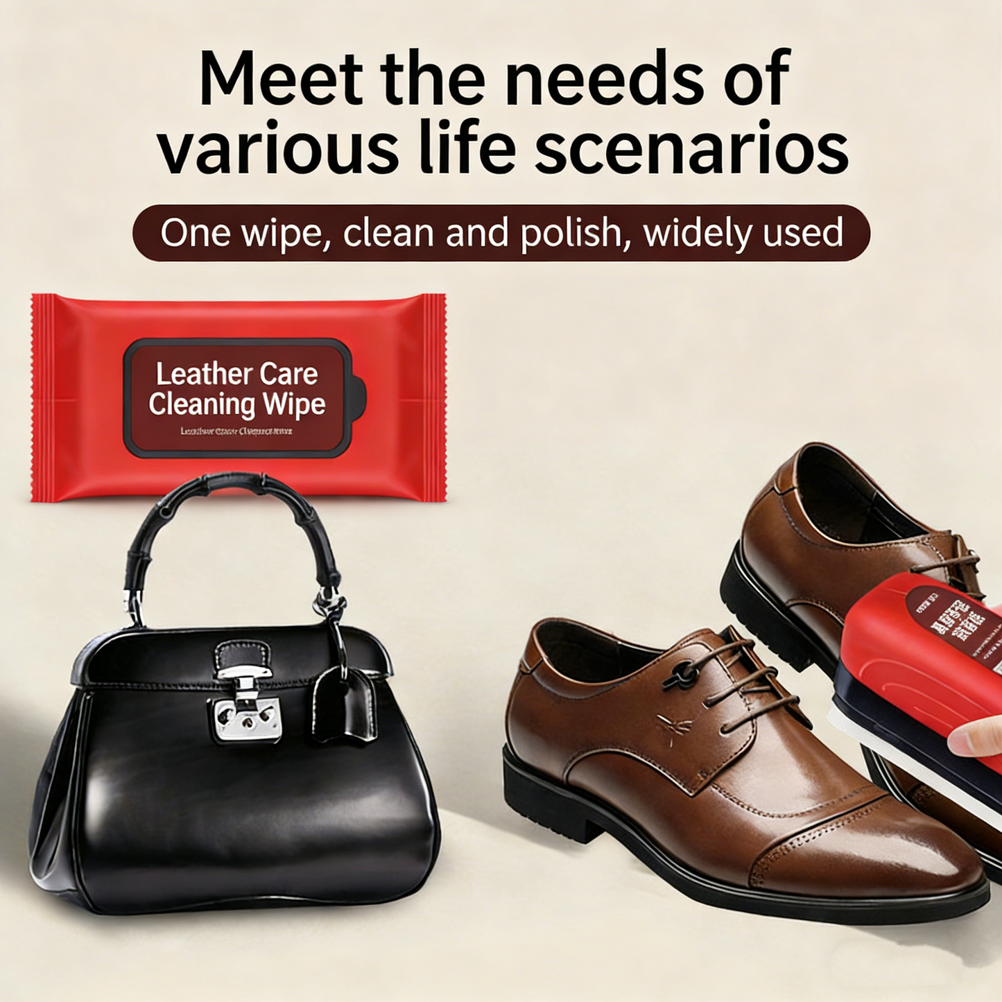 🚗 Multi-use Leather Oil Care Brush  - Easily Repair Leather Scratches 🧼