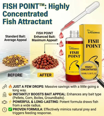 🎣 Concentrated Fish Attractant Liquid – 🐟Fast-Acting Red Worm Formula