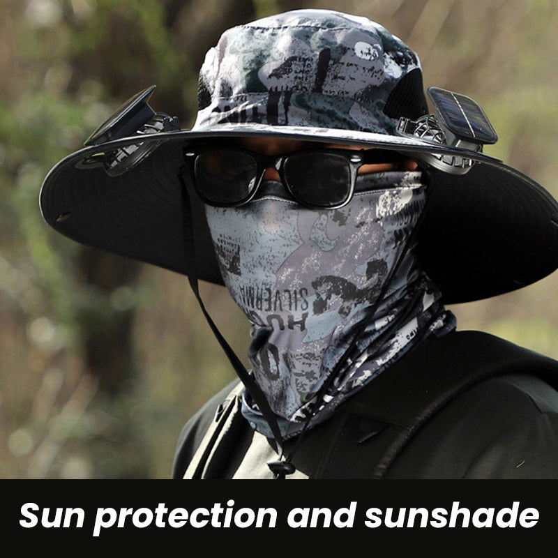 🔥HOT SALE NOW 49% OFF🔥Solar Cooling Sun Hat – Portable Fan Cap