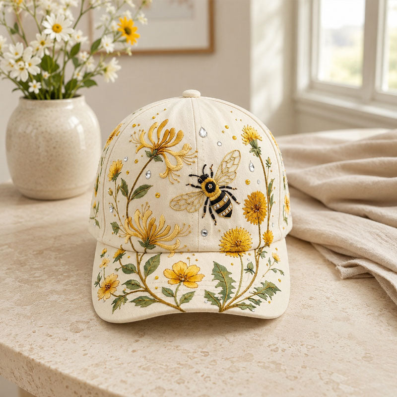 🌼🐝 Garden Morning Baseball Cap