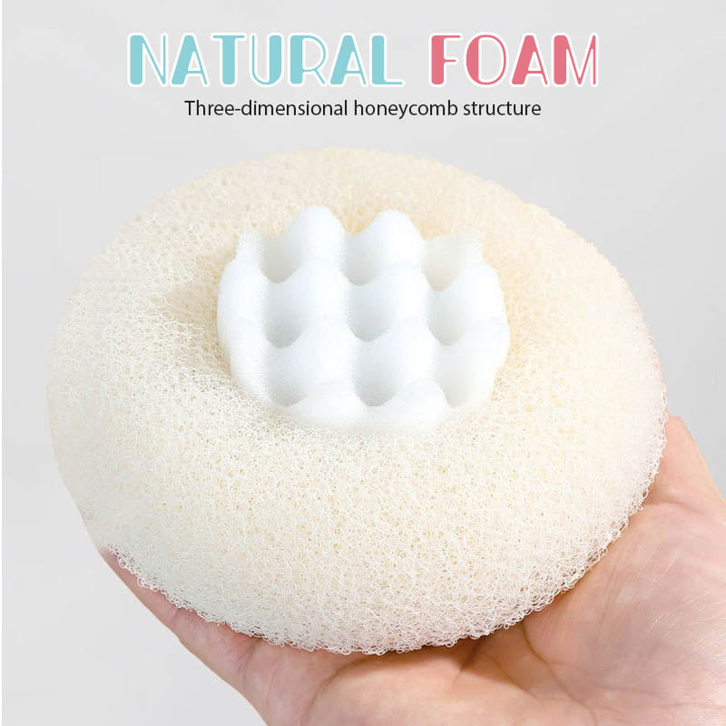 Suction Cup Super Soft Bath Sponge Flower