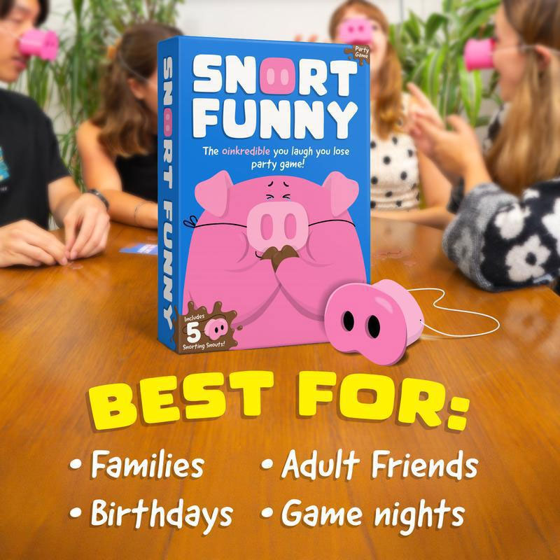 Snort Funny: The "Laugh &You Lose" Party Game 🐷😂