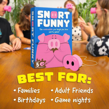 Snort Funny: The "Laugh &You Lose" Party Game 🐷😂