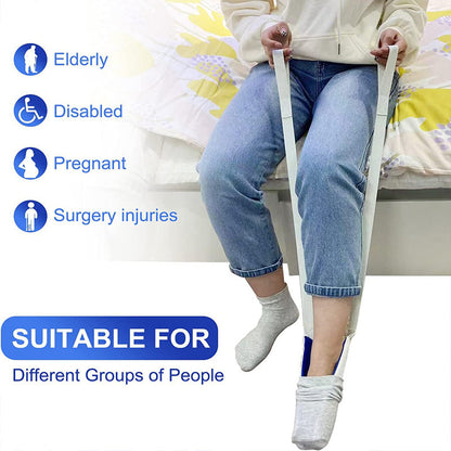 （🎁2024 New Year Hot Sale🎁）Sock threader: No need to bend over to assist in wearing socks