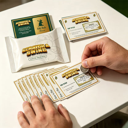 ⛳ Golf-themed scratch-off card game