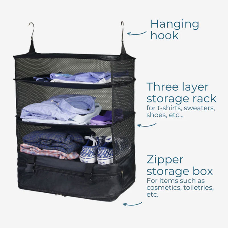 Foldable Travel Bag & Portable Travel Organizer