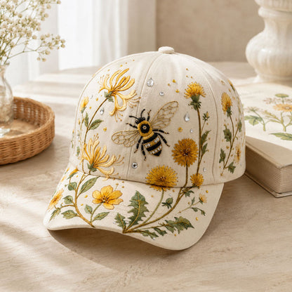 🌼🐝 Garden Morning Baseball Cap