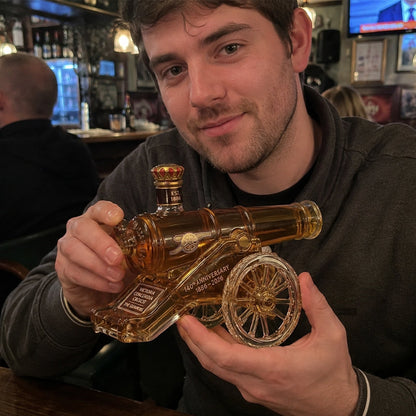 Whiskey Cannon Bottle Creative Cannon Shaped Decanter