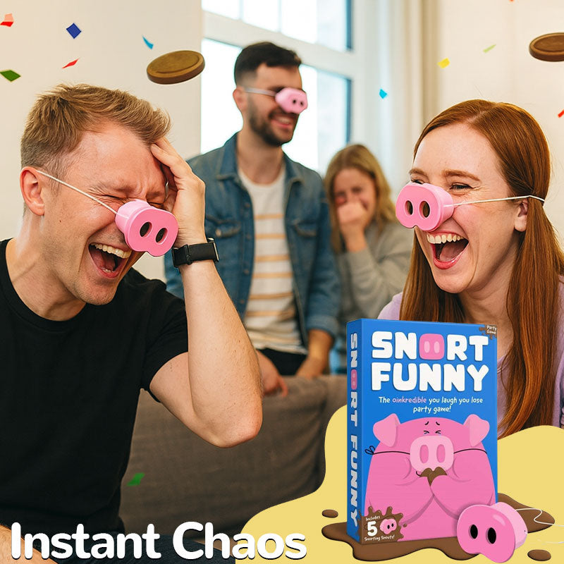 Snort Funny: The "Laugh &You Lose" Party Game 🐷😂