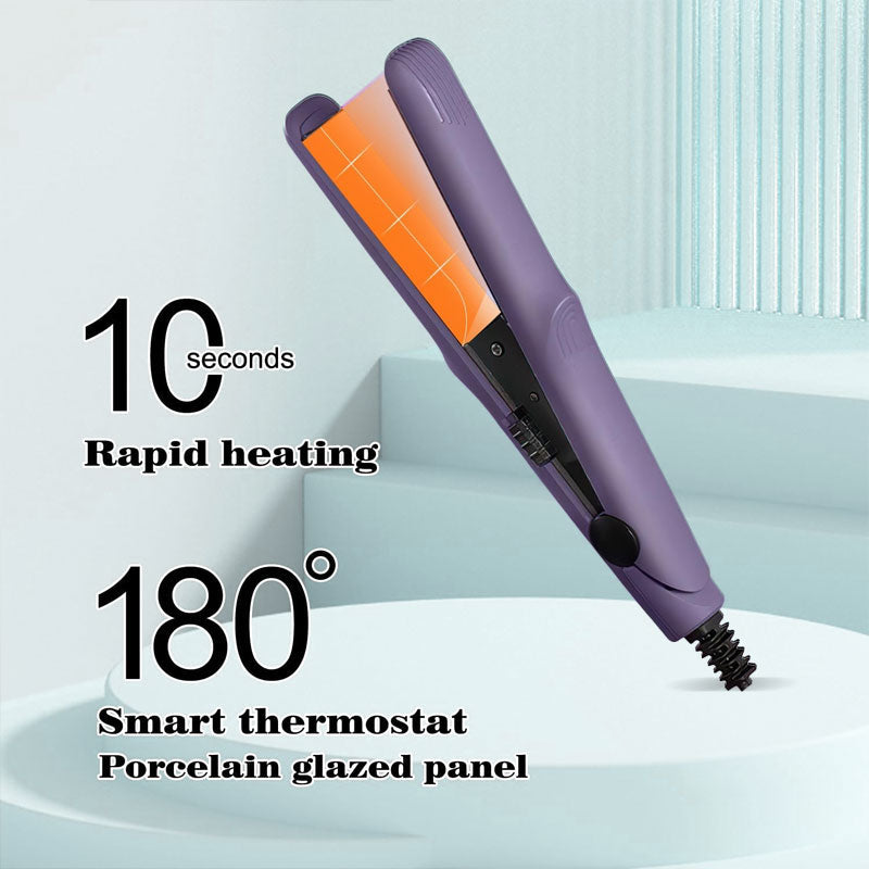 💖 Mini 2-in-1 Hair Straightener & Curler | Style Anytime, Shine Everywhere 💖
