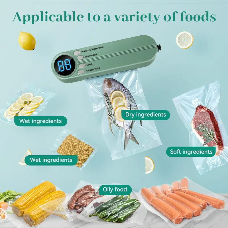 🍱Wireless Fully Automatic Vacuum Sealer