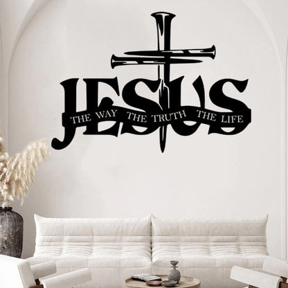 (🎁Last Day 49% OFF)🔥Jesus & Cross Design Wall Art - ⌛Limited Handmade Series