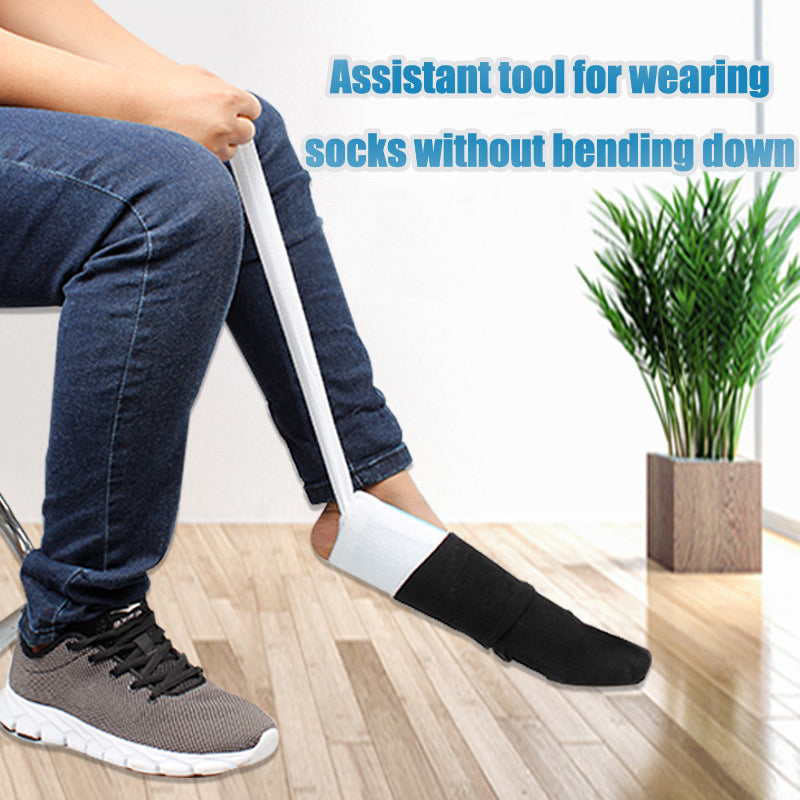 （🎁2024 New Year Hot Sale🎁）Sock threader: No need to bend over to assist in wearing socks