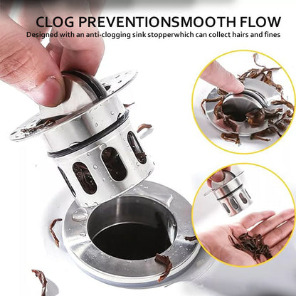 Telescopic Drain Pipe Against Odors
