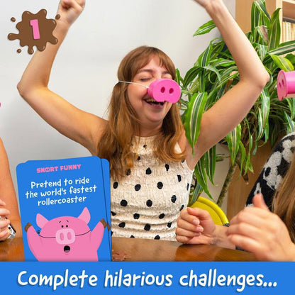 Snort Funny: The "Laugh &You Lose" Party Game 🐷😂