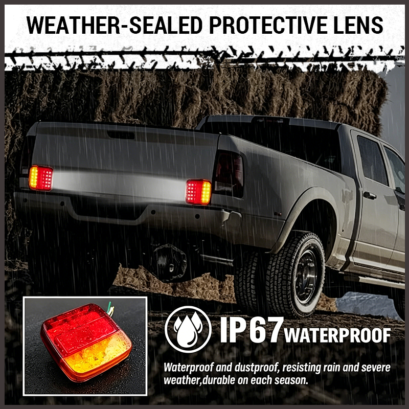 Vehicle-Mounted LED Trailer Warning Light