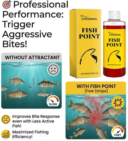 🎣 Concentrated Fish Attractant Liquid – 🐟Fast-Acting Red Worm Formula