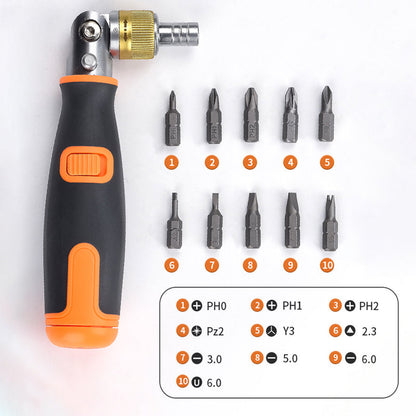10 in 1 Multi-angle ratchet screwdriver Professional tools