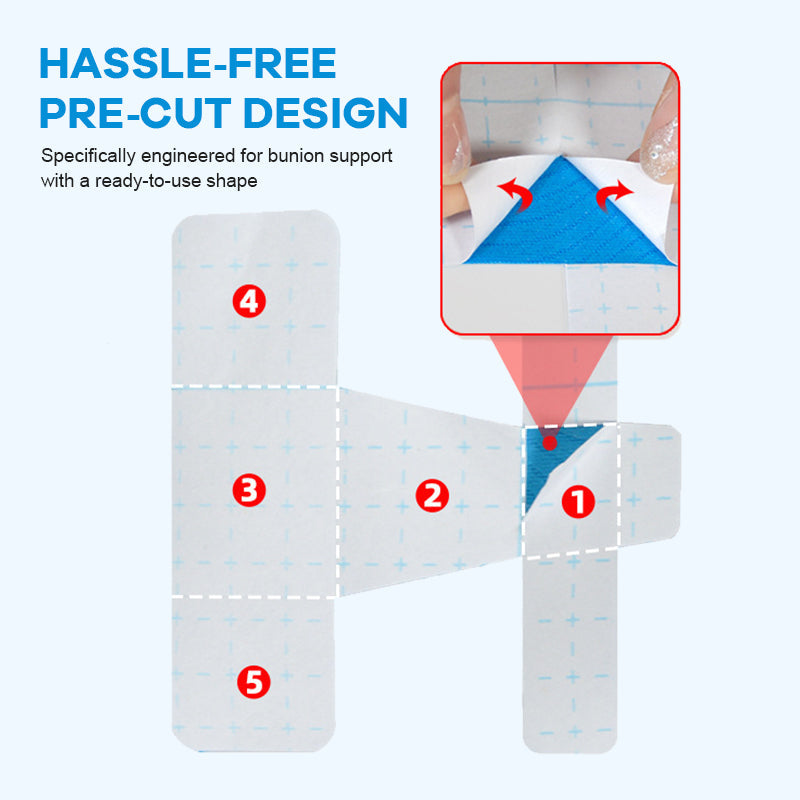 👠Pre-cut Bunion Corrector Kinesiology Tape