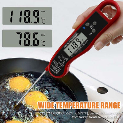 🌟 Digital Display Folding Waterproof Food Thermometer 🌟