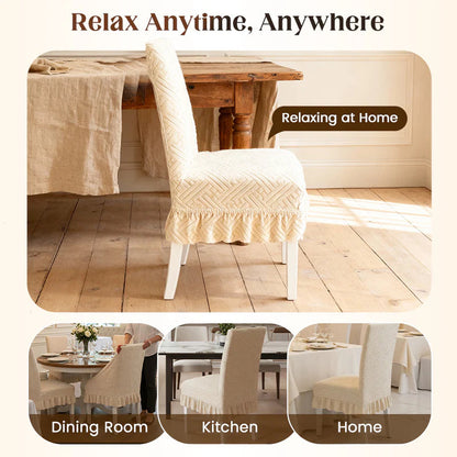 🎄 Ofertas especiales para Navidad 🎄💥🪑Dining Chair Slipcover Set✨Instant holiday upgrade! Refresh your dining space🎄