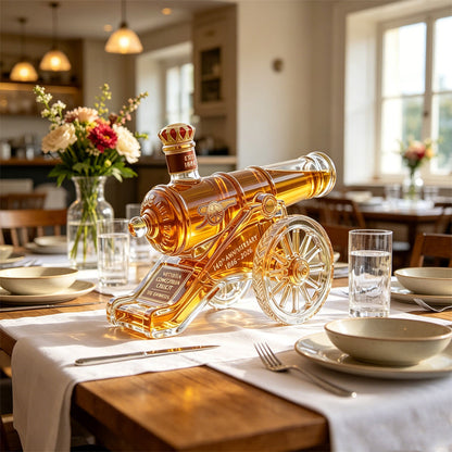 Whiskey Cannon Bottle Creative Cannon Shaped Decanter