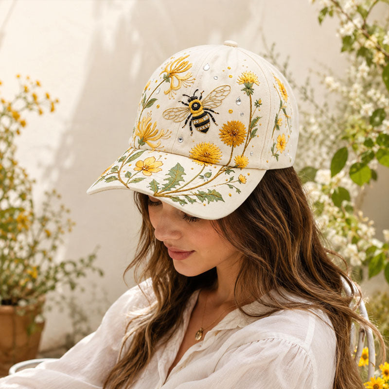 🌼🐝 Garden Morning Baseball Cap