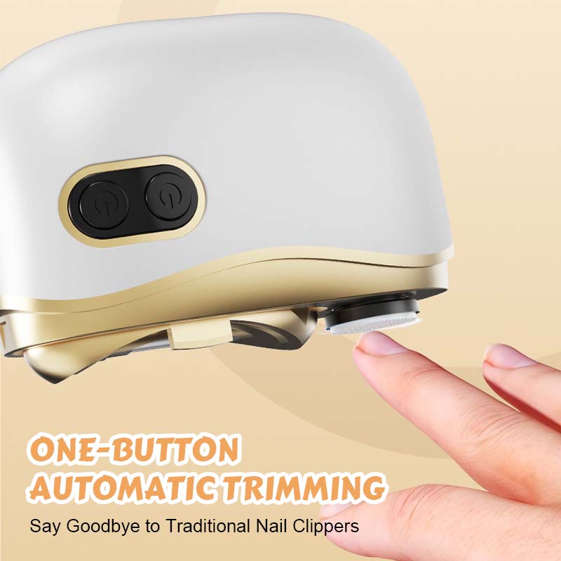 🔥 LAST DAY PROMOTION - 50%OFF 🔥💅2-in-1 Electric Nail Clipper & Polisher