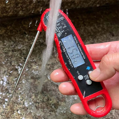 🌟 Digital Display Folding Waterproof Food Thermometer 🌟