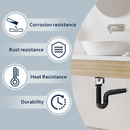 Telescopic Drain Pipe Against Odors