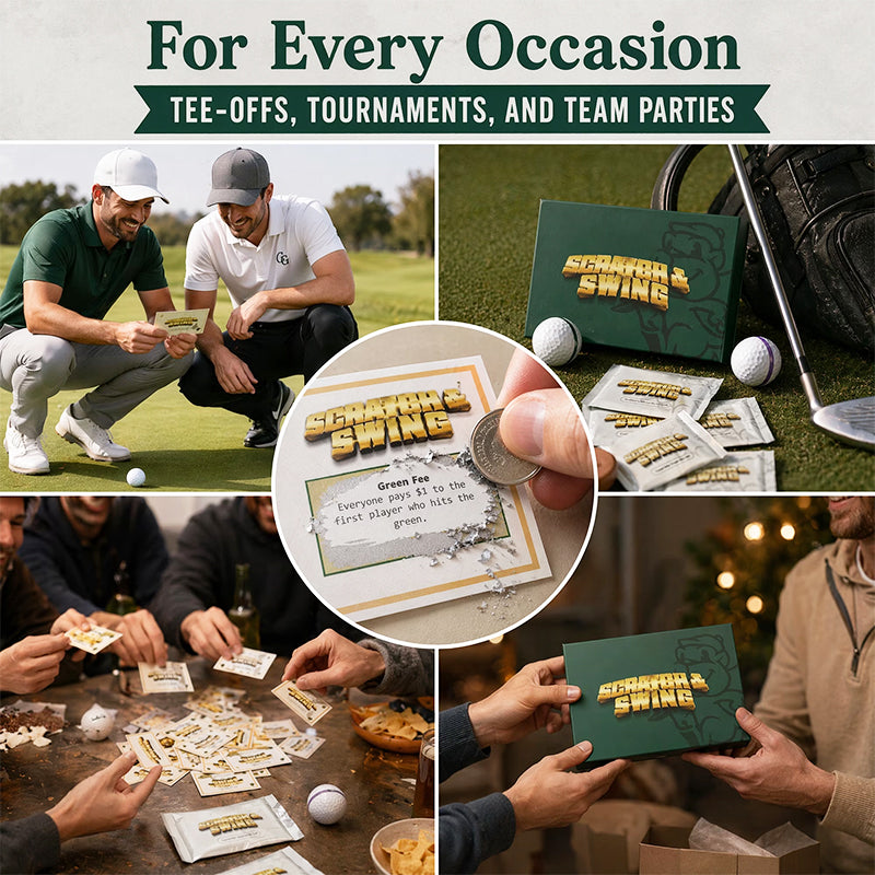 ⛳ Golf-themed scratch-off card game