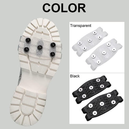 Manganese steel spikes anti-slip shoe covers
