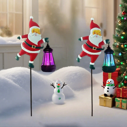 ⏰Solar Garden Light In The Shape Of Santa Claus🎅🎄