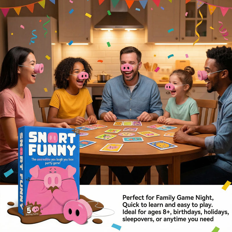 Snort Funny: The "Laugh &You Lose" Party Game 🐷😂
