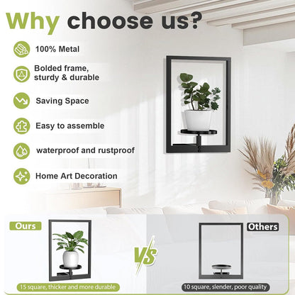 🌿Wall-mounted flower and plant stand