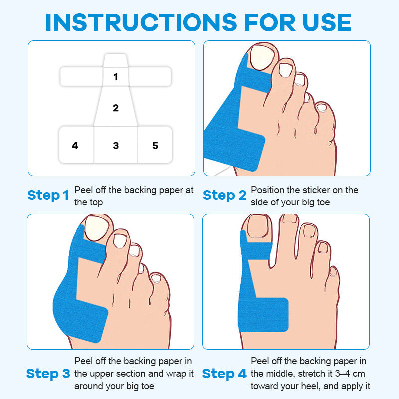 👠Pre-cut Bunion Corrector Kinesiology Tape