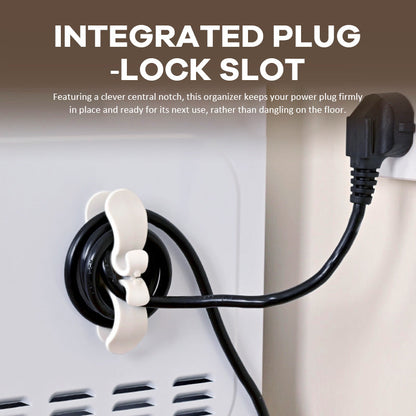 🔌Multi-Functional Power Cord Organizer – Cable Management Holder