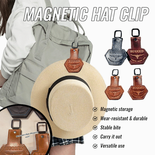 🧢 Magnetic Hat Clip & 100% Handcrafted Hat Clip