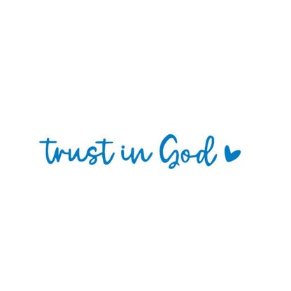 2pcs Trust in God Car Rearview Mirror Sticker, Car Rearview Mirror Decal, Inspirational Vinyl Sticker, Ideal Christian Gift