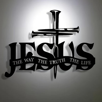 (🎁Last Day 49% OFF)🔥Jesus & Cross Design Wall Art - ⌛Limited Handmade Series