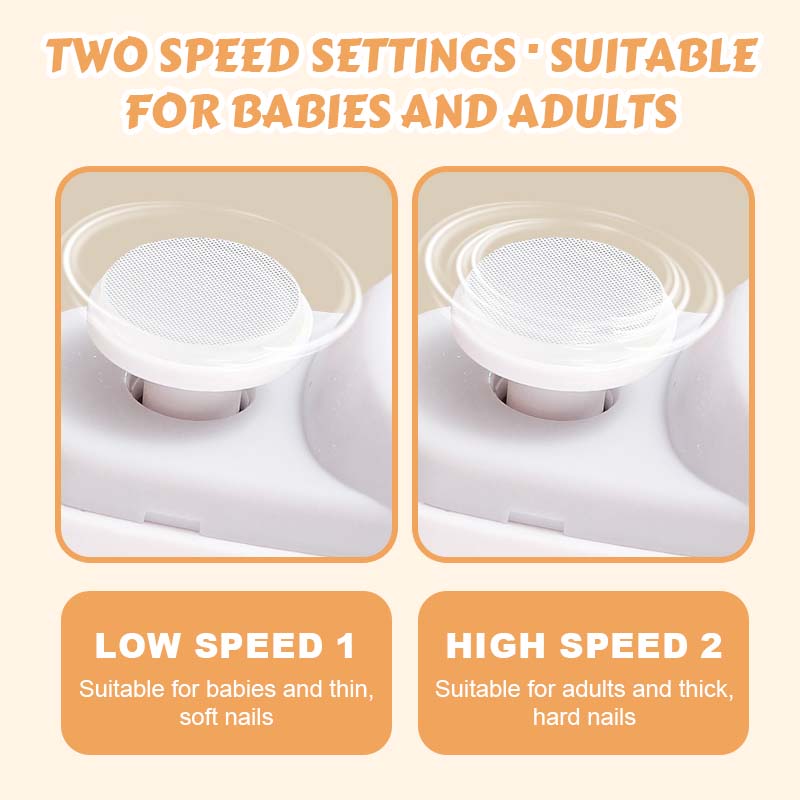 🔥 LAST DAY PROMOTION - 50%OFF 🔥💅2-in-1 Electric Nail Clipper & Polisher