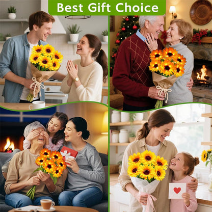 🌻 Solar-Powered Sunflower Garden Stake Lights