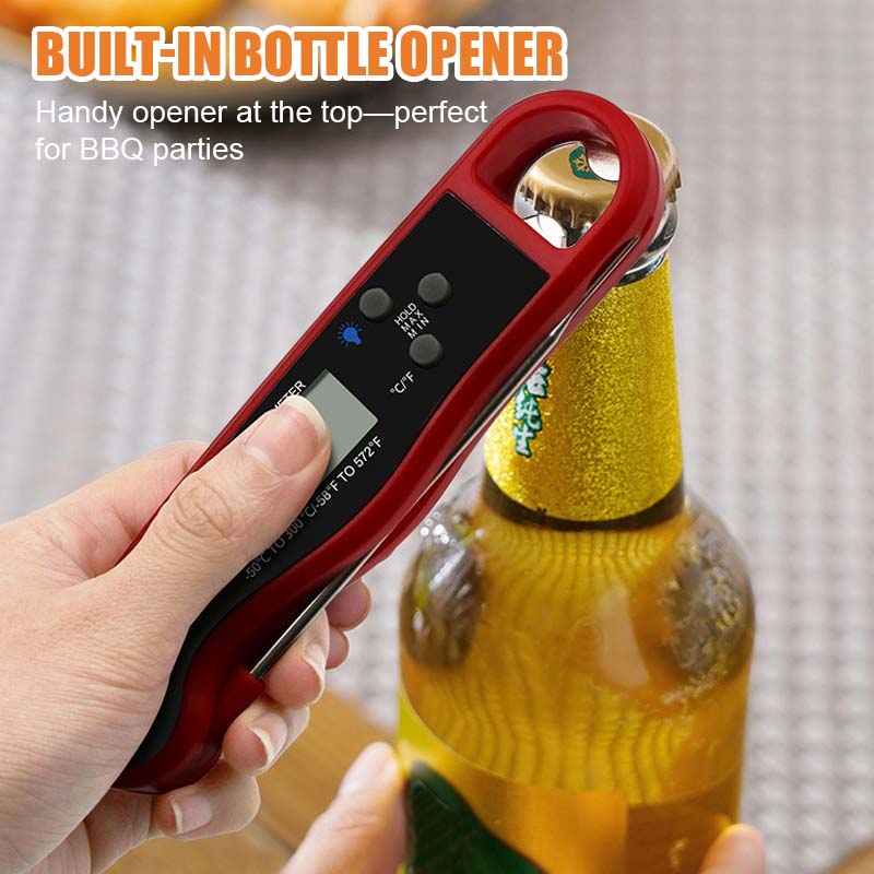 🌟 Digital Display Folding Waterproof Food Thermometer 🌟