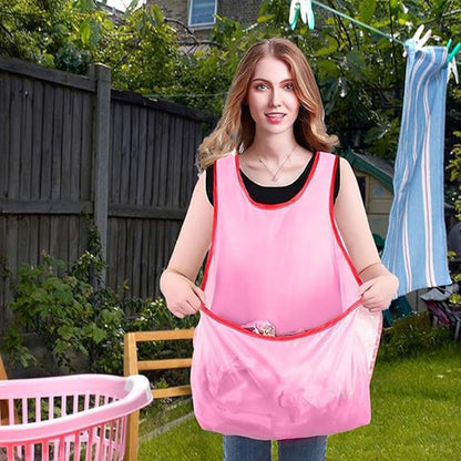 💃Laundry apron with pockets