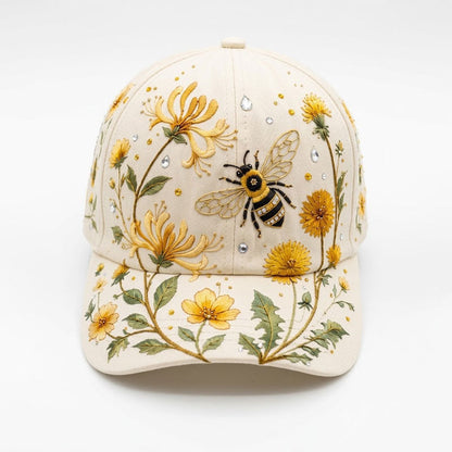 🌼🐝 Garden Morning Baseball Cap