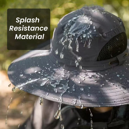 🔥HOT SALE NOW 49% OFF🔥Solar Cooling Sun Hat – Portable Fan Cap